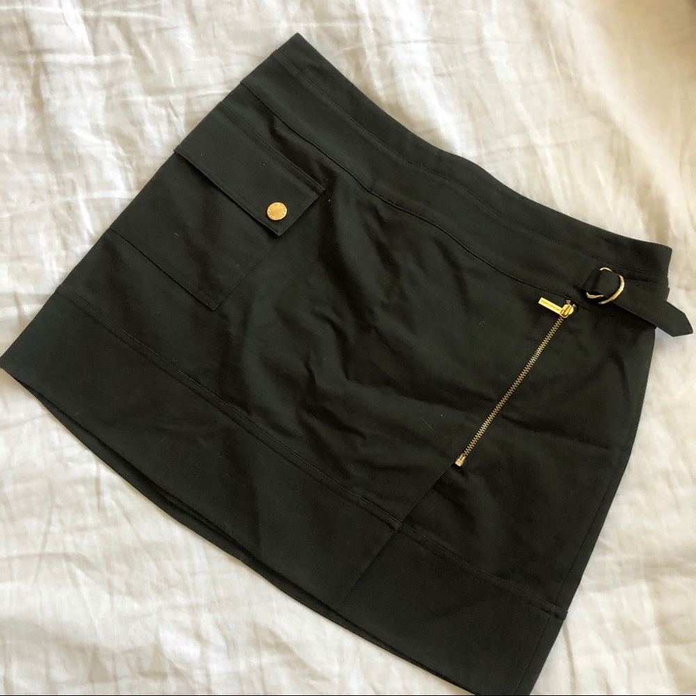Michael by Michael Kors Green Mini Skirt